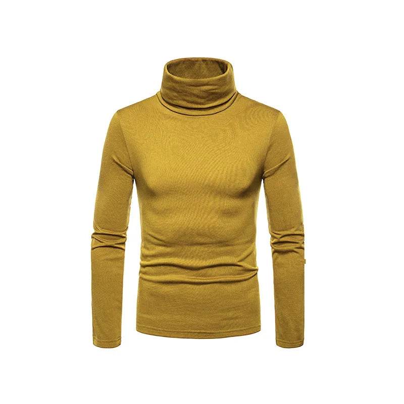 Buy Center Men's Casual Slim Fit Turtleneck Pullover - Autumn Fashion - Buy Center UK