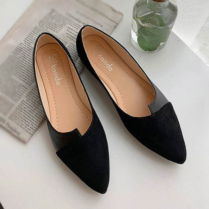 Buy Center Pointed Toe Flat Shoes - Casual Slip-On Women’s Loafers - Buy Center UK
