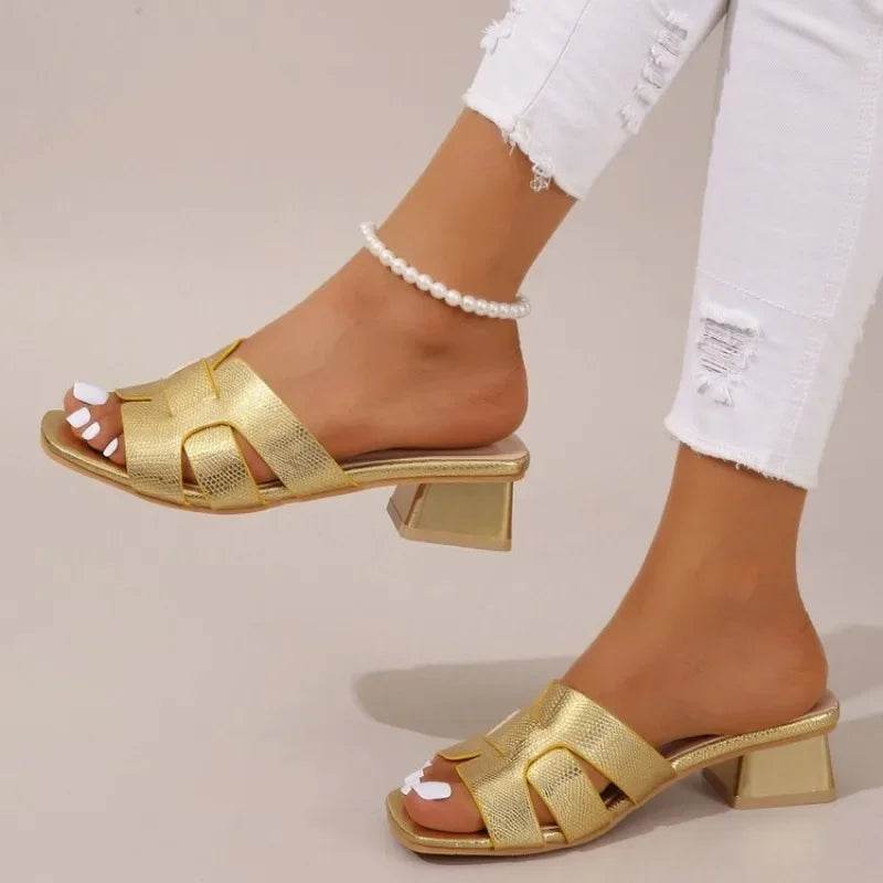 2024 Summer Women’s Non-Slip Open Toe Slippers - Stylish Beach Slides - Buy Center UK