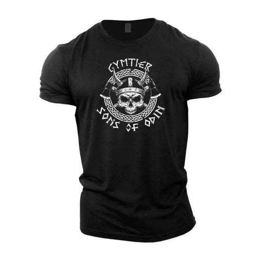 Summer Viking 3D Printed Men's T-shirt - Quick Dry & Casual Style - Buy Center UK