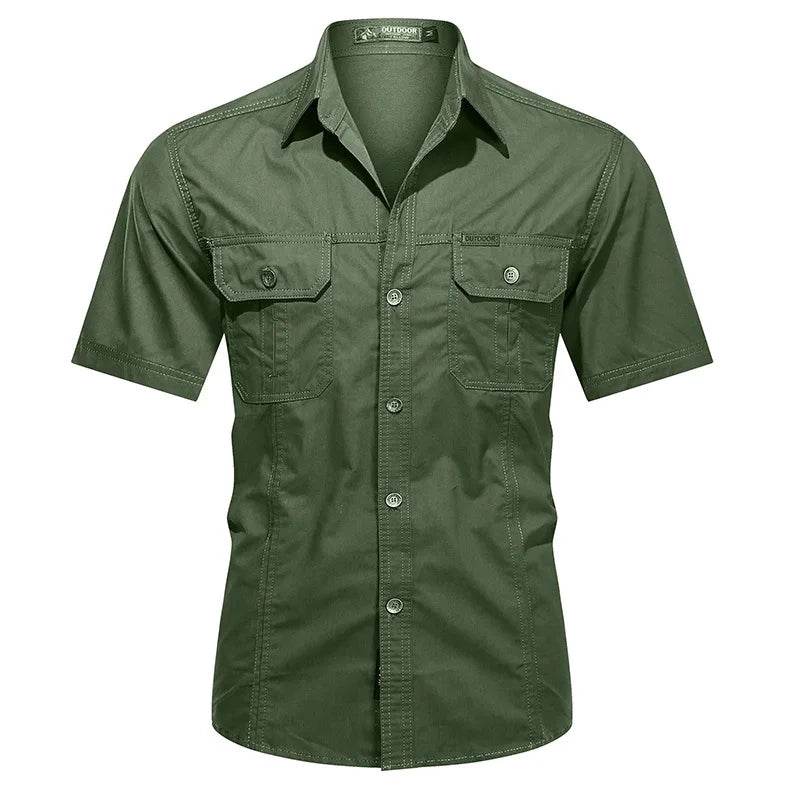 Buy Center Men's Oversized Cargo Shirts - 4XL & 5XL Casual Blouse - Buy Center UK