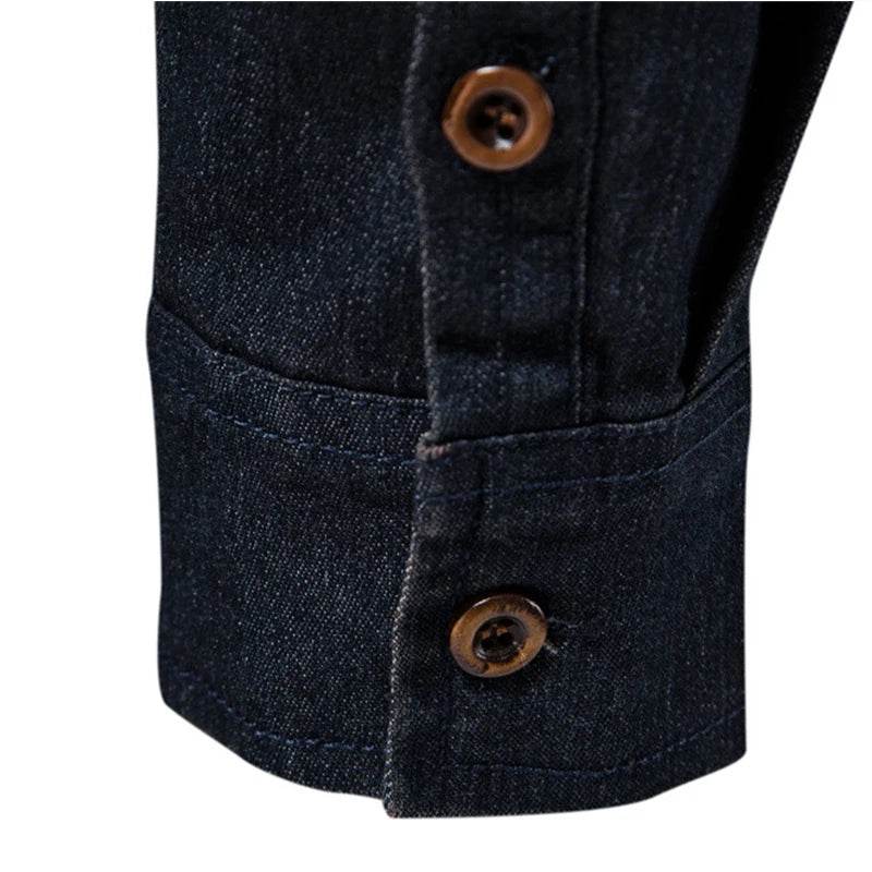Buy Center Y2K Fashion Denim Shirt - Casual Loose Fit for Men - Buy Center UK