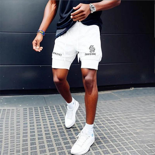 Buy Center 2 in 1 Running Shorts for Men - Breathable, Quick-Dry Design - Buy Center UK
