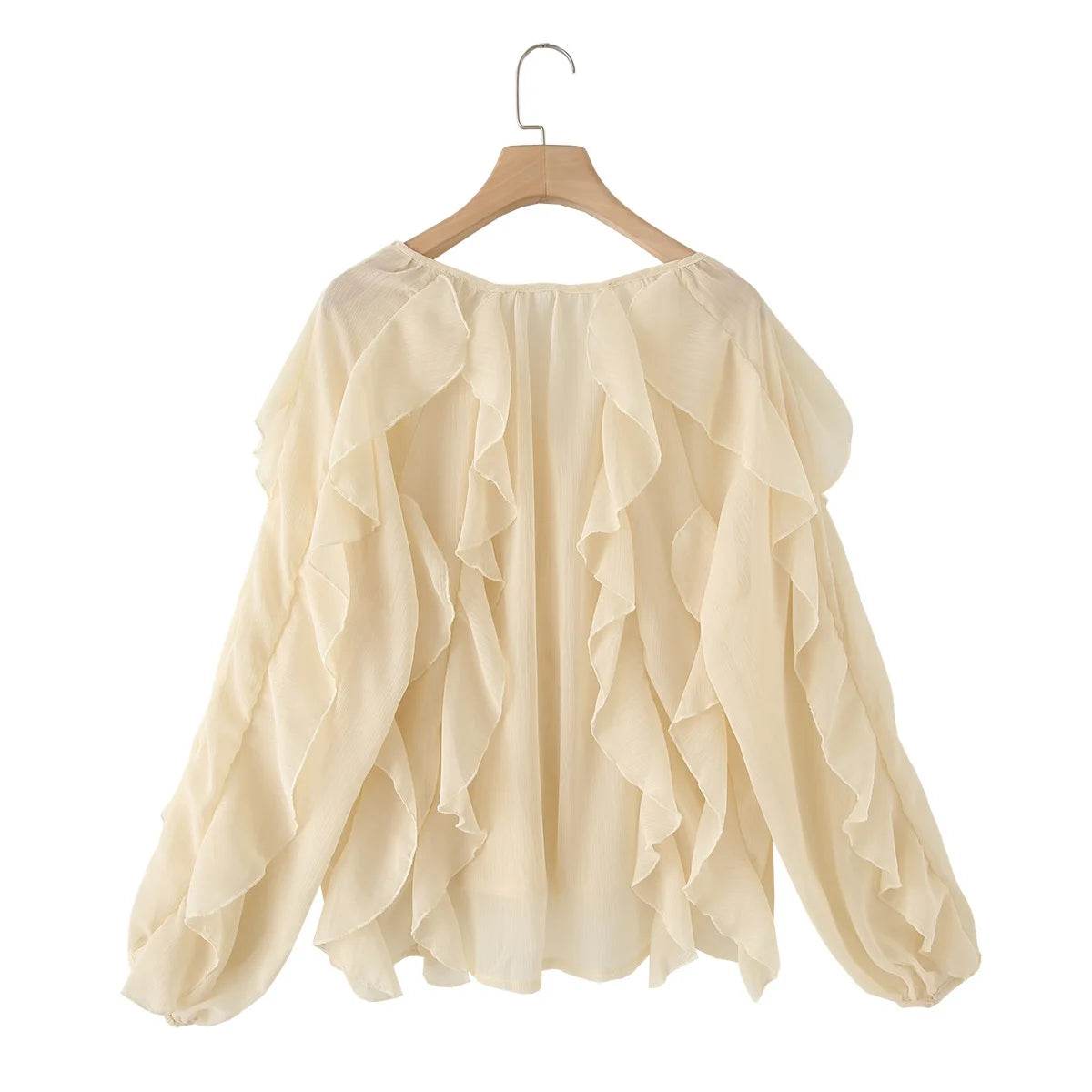 UNIZERA Women's V-Neck Shirt - Chic Long Sleeve Summer Style - Buy Center UK