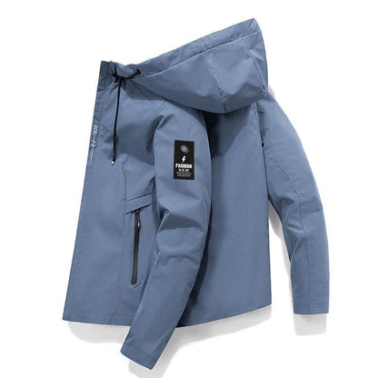 Buy Center Men's Windproof Jacket - Casual Hooded Hiking Sportswear - Buy Center UK