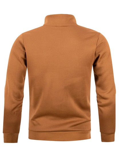 Buy Center Autumn Men's Zipper Pullover Sweater - Casual Warmth & Style - Buy Center UK