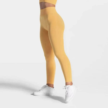 2025 TEVEO Women's Seamless Yoga Leggings - High Stretch Fitness Pants - Buy Center UK