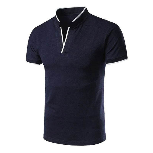 Buy Center Stylish Men's Polo Shirt - Casual Lapel Short Sleeves - Buy Center UK