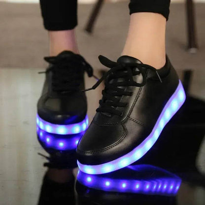 Maogu Luminous Sneakers - USB Rechargeable LED Light-Up Shoes - Buy Center UK