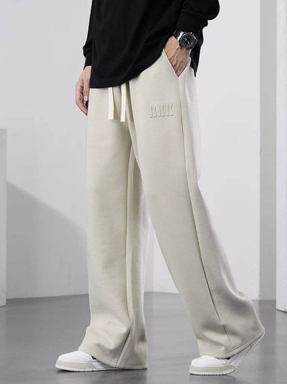 Buy Center Men's Wide Leg Sweatpants - Casual Cotton Track Pants - Buy Center UK