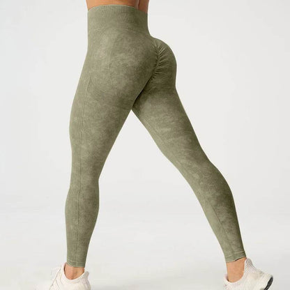 Buy Center High Waisted Frosted Yoga Pants - Quick Dry, Tight Fit - Buy Center UK