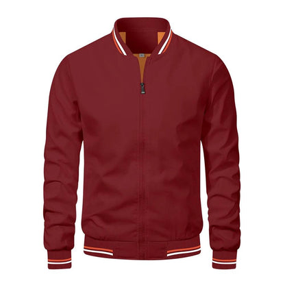 Buy Center Black Bomber Jacket for Men - Slim Fit, Casual Style - Buy Center UK