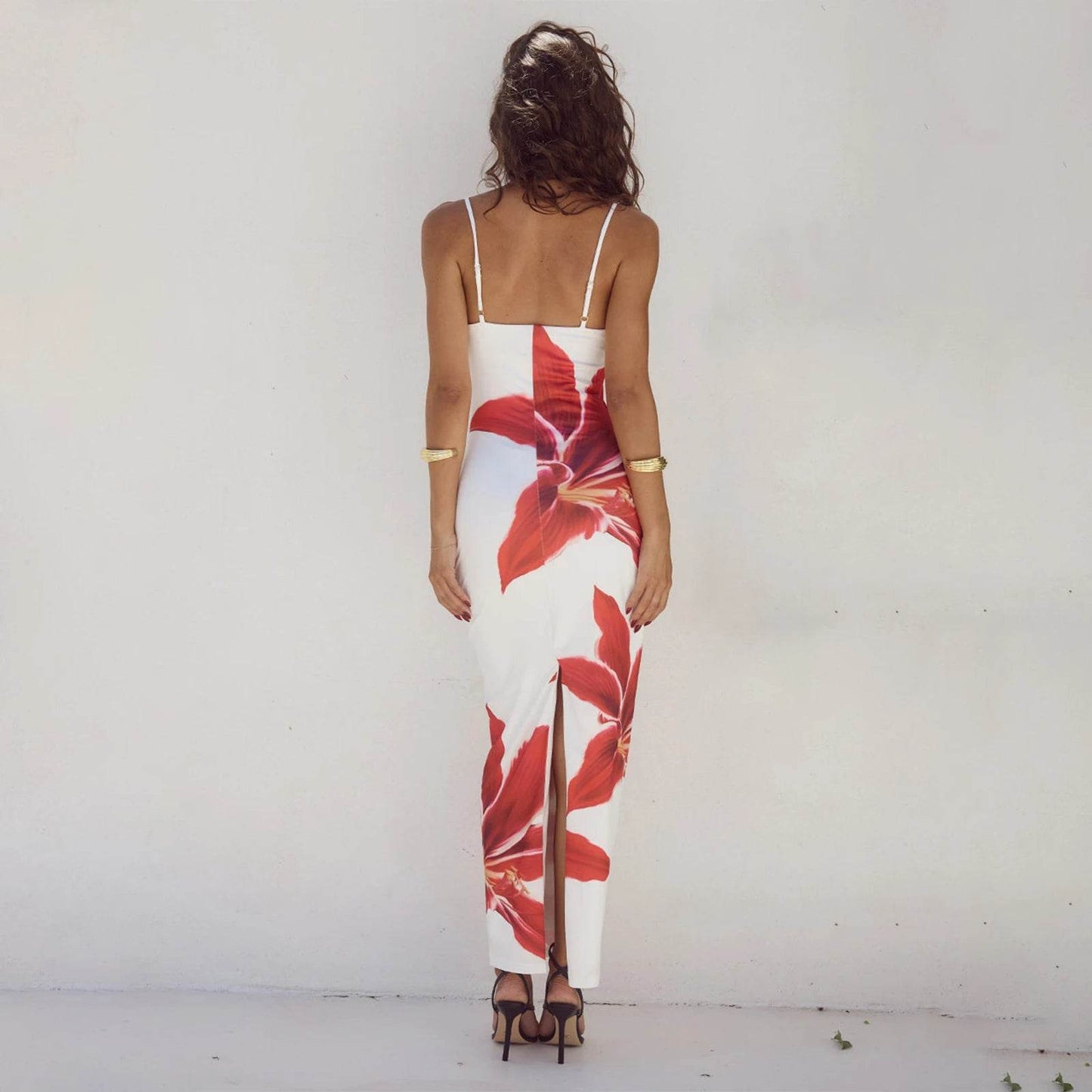 Buy Center Women’s Floral Print Cocktail Bodycon Dress - Summer Style - Buy Center UK