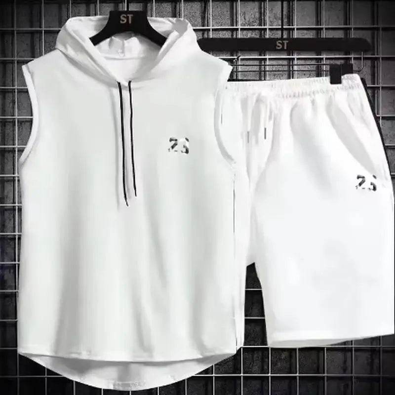 Buy Center Men's Summer Two Piece Set - Casual T-Shirt & Shorts - Buy Center UK