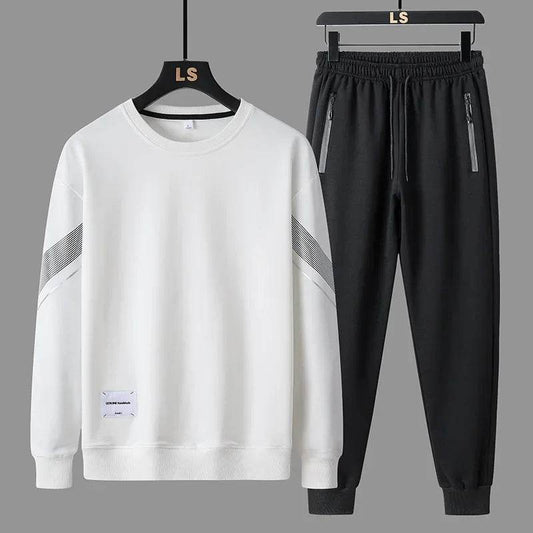 Buy Center Men's Casual Sports Suit - Round Neck Sweatshirt Set - Buy Center UK
