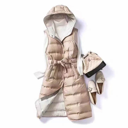 Buy Center Women’s Slim Fit Down Vest - 90% White Duck Down Jacket - Buy Center UK