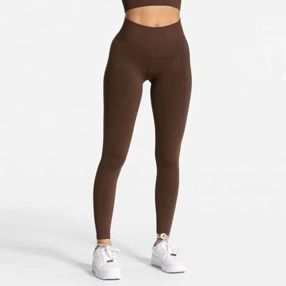 2025 TEVEO Women's Seamless Yoga Leggings - High Stretch Fitness Pants - Buy Center UK
