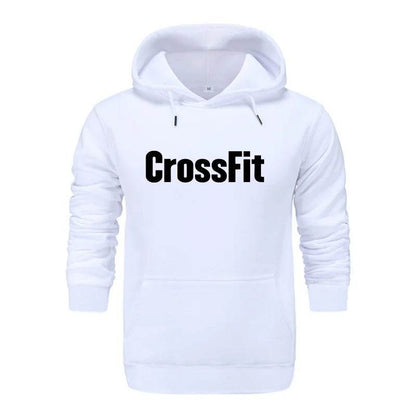 Buy Center Men's CrossFit Sweatshirt - Stylish Black Print Hoodie - Buy Center UK