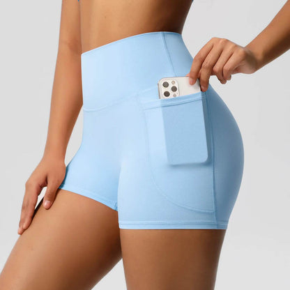 Buy Center Women's Nylon Tummy Lifting Shorts - Gym & Outdoor Ready - Buy Center UK