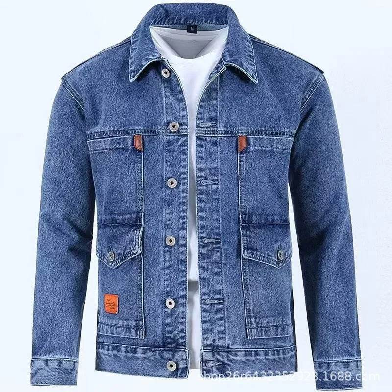 Buy Center Trendy Men's Loose Fit Denim Jacket - Spring Fashion - Buy Center UK