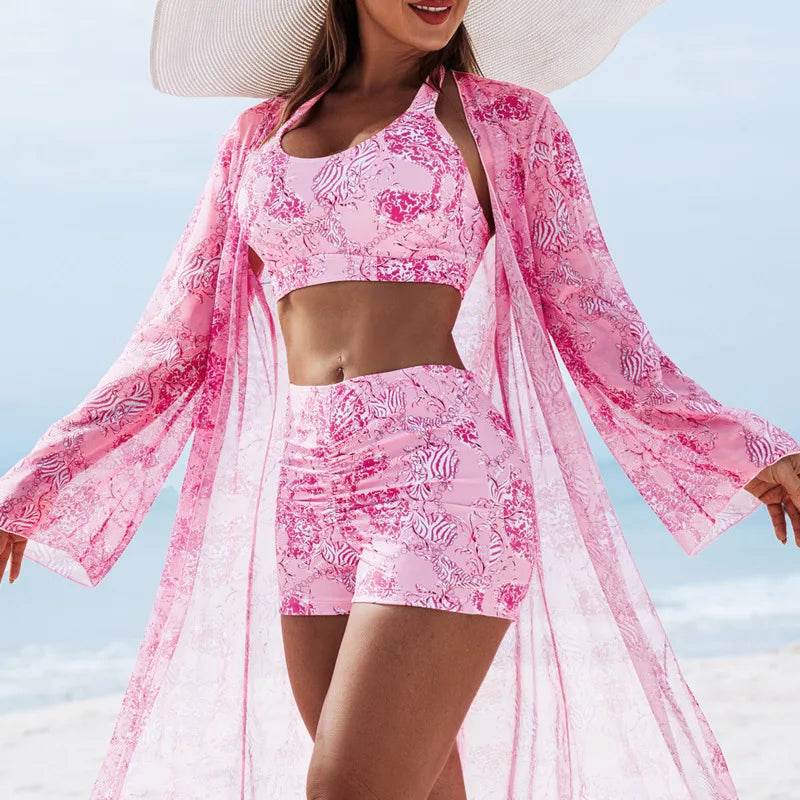 Summer 2025 Tankini Sets - Stylish Three-Piece Women's Swimwear - Buy Center UK