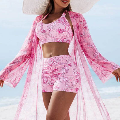 Summer 2025 Tankini Sets - Stylish Three-Piece Women's Swimwear - Buy Center UK