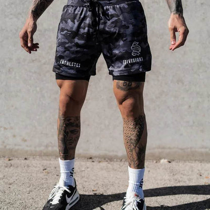 Buy Center 2 in 1 Running Shorts for Men - Breathable, Quick-Dry Design - Buy Center UK