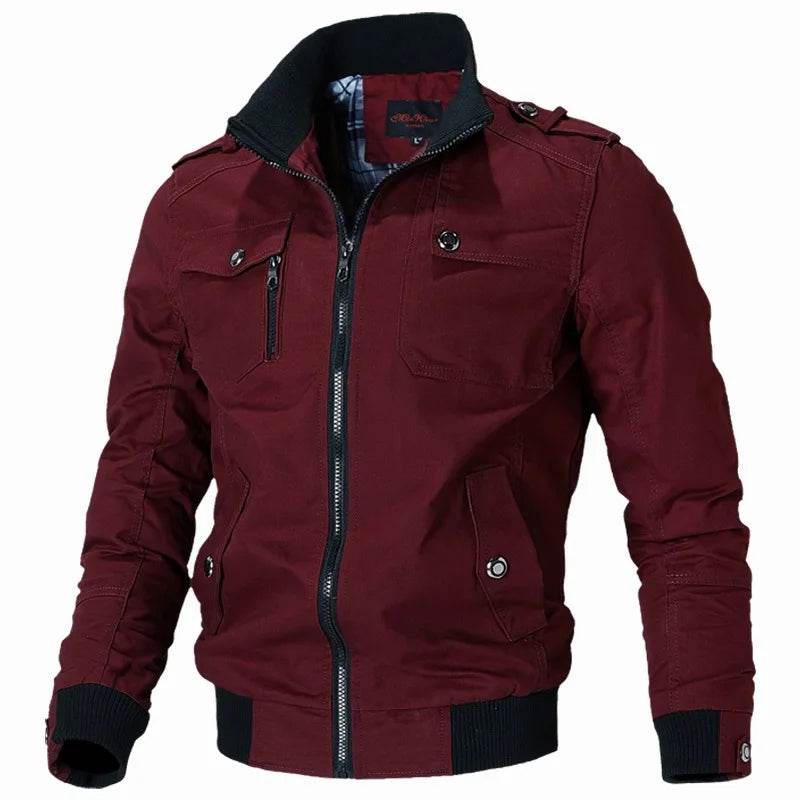 Buy Center Men's Bomber Jacket - Casual Windbreaker Coat 2024 - Buy Center UK