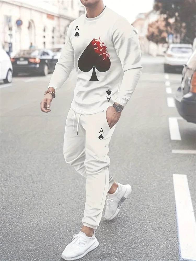 Urban Street Fashion 2pcs Suit - Demon 3D Printed Long Sleeve Shirt - Buy Center UK