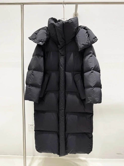 Buy Center Women's White Duck Down Coat - Warm & Stylish Puffer Jacket - Buy Center UK
