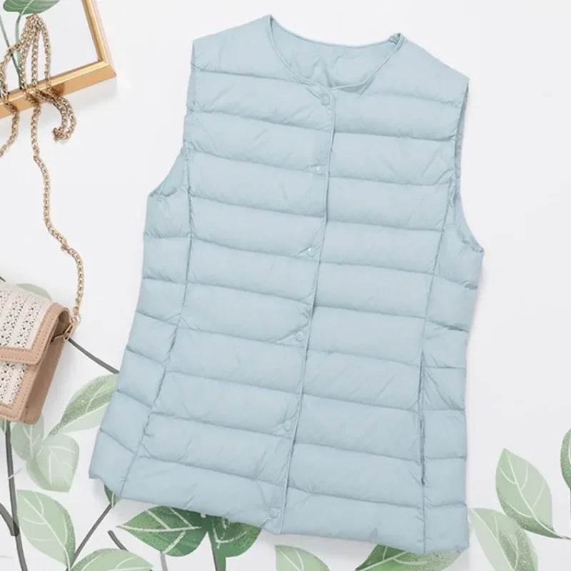 Buy Center Women's Sleeveless Down Liner Vest - Ultra Light & Warm - Buy Center UK