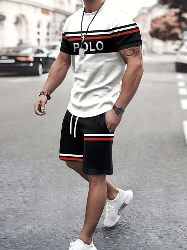 Buy Center 2025 Men's Casual Summer Suit - Textured Two-Piece Set - Buy Center UK