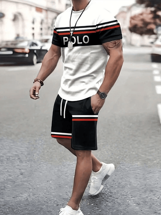 Buy Center 2025 Men's Casual Summer Suit - Textured Two-Piece Set - Buy Center UK
