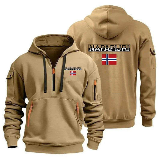 Buy Center Vintage Oversized Cotton Hoodie - Men's Pullover Fashion - Buy Center UK