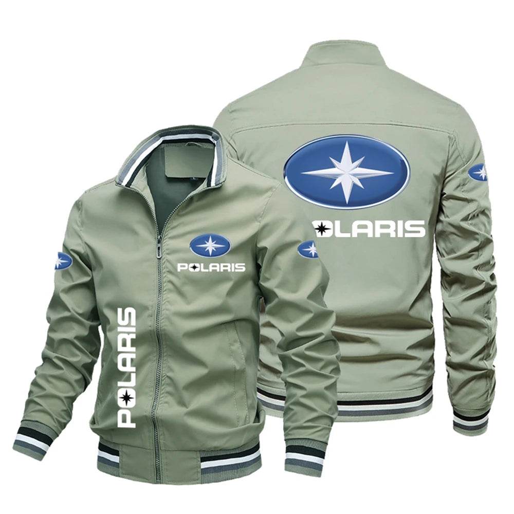 Polaris Men's Outdoor Jacket - All Terrain Vehicle Print, Stylish & Durable - Buy Center UK