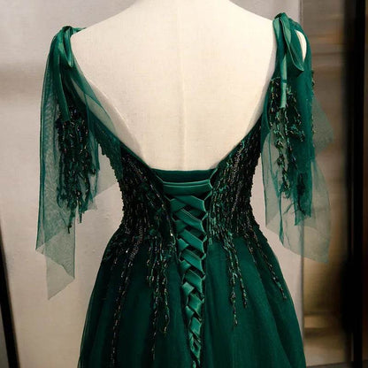 Buy Center Elegant Green Evening Gown - Luxury Minimalist Dress 2025 - Buy Center UK