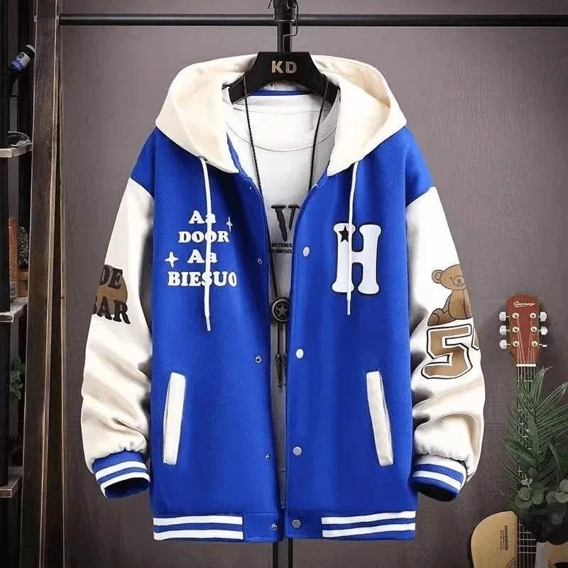 Trendy Men's Sweatshirt Jacket - Cool Spring Autumn School Wear - Buy Center UK
