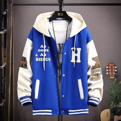 Trendy Men's Sweatshirt Jacket - Cool Spring Autumn School Wear - Buy Center UK