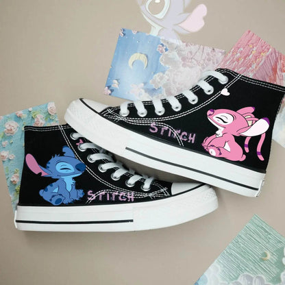 Buy Center Disney Stitch Lotso Cartoon Canvas Sneakers - Unisex Style - Buy Center UK