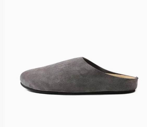 Buy Center Women's Closed Toe Suede Slippers - Retro Flat Sandals - Buy Center UK