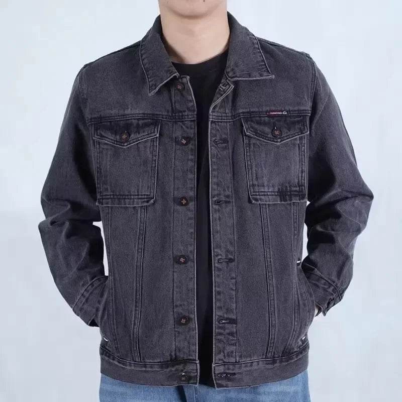 Buy Center Men's Multi-Pocket Denim Jacket - Casual Trendy Workwear - Buy Center UK