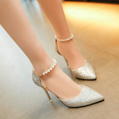 Trend Elegant Pointed Toe High Heels Mules for Women - Sexy Pumps - Buy Center UK