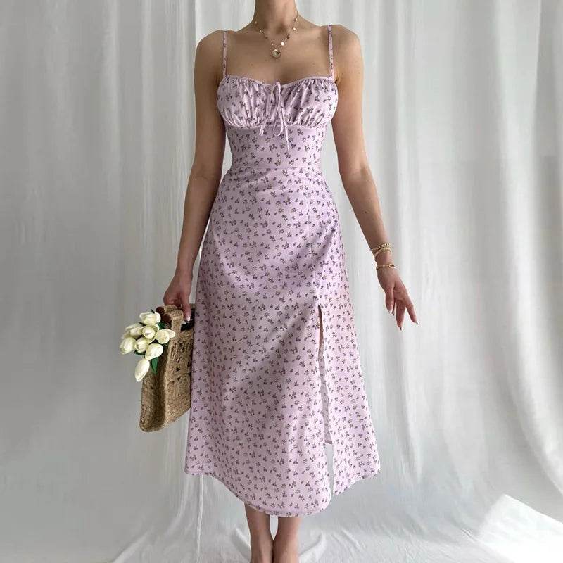 Women’s Floral Beach Vacation Dress - Elegant Bodycon Style 2024 - Buy Center UK
