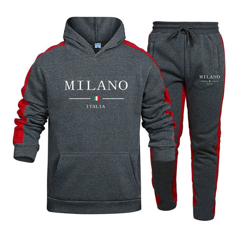 Buy Center Men's Tracksuit 2 Piece Set - Casual Hooded Sweatshirt - Buy Center UK