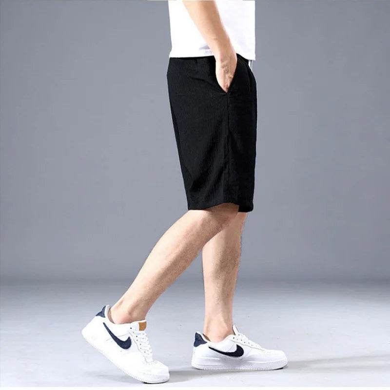 Buy Center Men's Summer Ice Silk Shorts - Breathable & Loose Fit - Buy Center UK