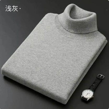 Buy Center Cashmere Cotton Blend Turtleneck Sweater - Warm & Stylish - Buy Center UK