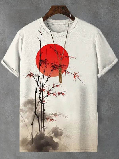 Buy Center Men's Ukiyo-E 3D Printed T-Shirts - Summer Casual Tees - Buy Center UK