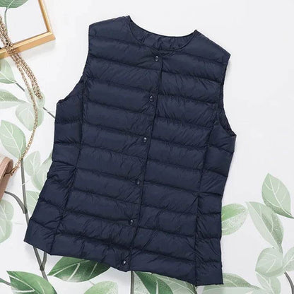 Buy Center Women's Sleeveless Down Liner Vest - Ultra Light & Warm - Buy Center UK