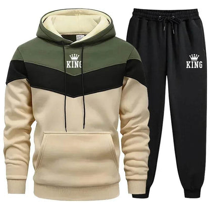 Buy Center Men's Tracksuit - Stylish Hoodie & Pants Set for All Seasons - Buy Center UK