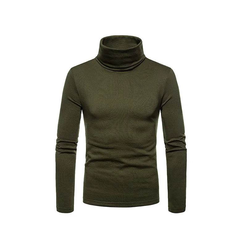 Buy Center Men's Casual Slim Fit Turtleneck Pullover - Autumn Fashion - Buy Center UK